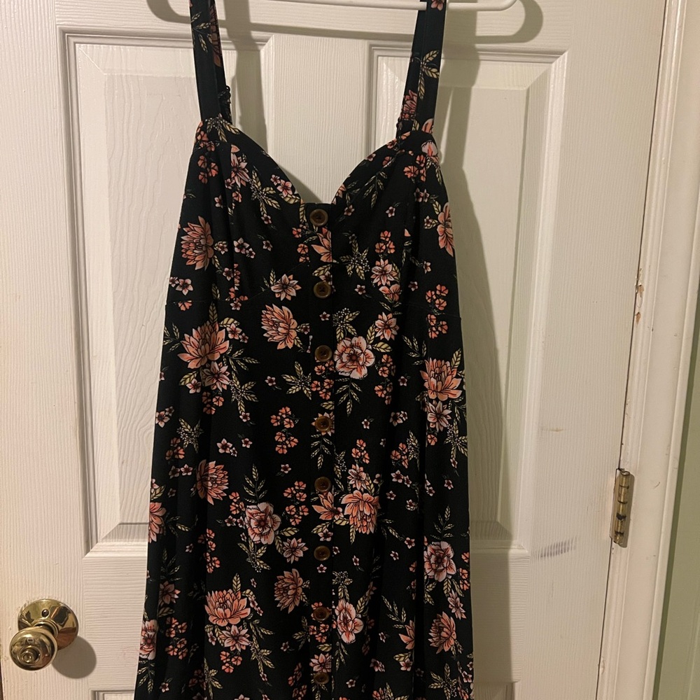 Floral Button-Down Dress